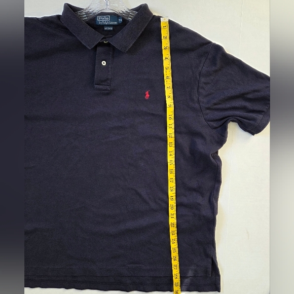 Polo Ralph Lauren Mens Short Sleeve Polo Shirts-2 Size XXL Navy/Blue Logo - Picture 5 of 15